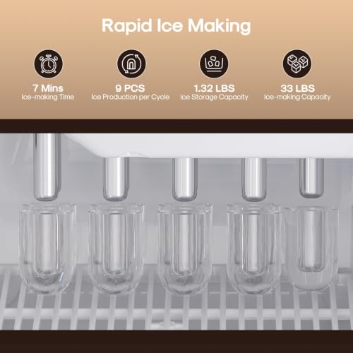 Image of ICEPURE 4-in-1 Bottom Loading Water Cooler Dispenser with Ice Maker