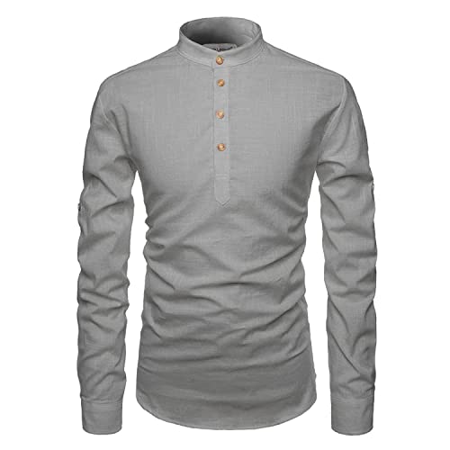 Image of Cotton 4 Button Kurta For Men