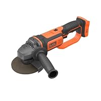 BLACK+DECKER Akku-Winkelschleifer (18V, 125mm Scheiben-ø, Sanftanlauf, für Trenn, Schleif- & Schrupparbeiten, mit Zusatzhandgriff, Schutzhaube & Zubehör; ohne Akku & Ladegerät) BCG720N-XJ – Ansicht 1