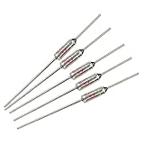 Voltaje clasificado: 250V SODIAL(R) 5 Pcs Circuito Cortado TF 185 Grados Centigrados 250V 10A Temperatura Termicos Fusibles