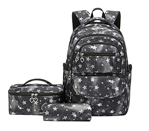 Sac à dos d'école étoiles pour soulager le dos des filles et adolescentes