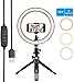 Produktbild Ringleuchte, Selfie Ringlicht mit Fernbedienung mit Handyhalter 3 Leuchtmodi & 11 Helligkeitsstufen für Live Streaming, Videosschooting, Selfie Portrait, Beautylight