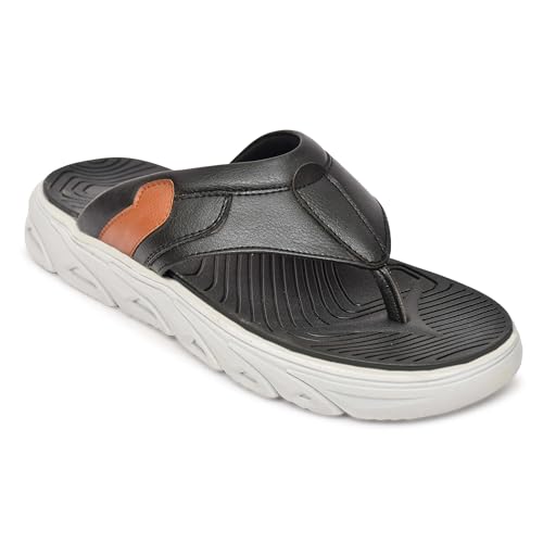 Image of HEALTH FIT Super Soft Ortho Care Bounce Back Anti-Skid Water Resistant Slippers /Doctor Chappal & Footwear-Men-HF-112