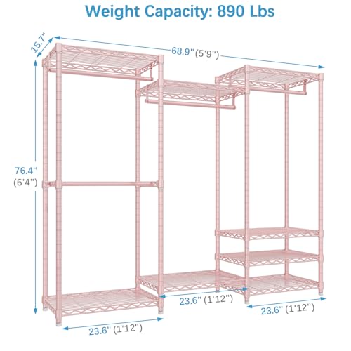 image for VIPEK V5 Portable Closet Wardrobe Heavy Duty Clothes Rack for Hanging 