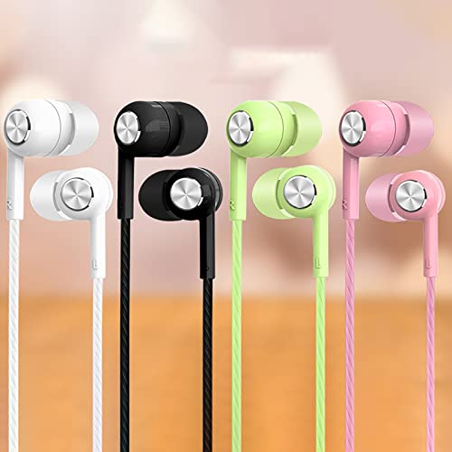 Yuuand Sound Booster For Headphones Earphones In Ear Headphones With Microphone 3.5Mm Wired Earbuds For Ios And Android Smartphones Laptops Mp3 Gaming Walkman Gaming Party #TOP2