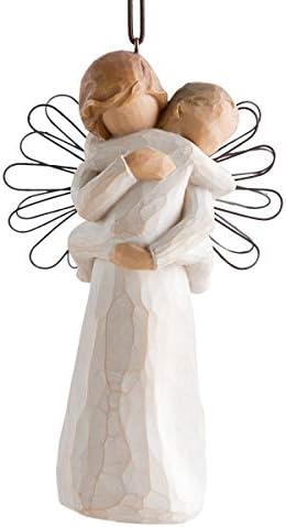 Willow Tree Angel's Embrace Ornament, Sculpted Hand-Painted Figure