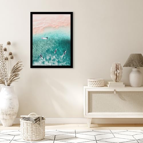 Americanflat 20x27 Picture Frame with Polished Plexiglass - Black Picture Frame - Wide Photo Frames Made of Engineered Wood for Vertical or Horizontal Wall Display - Epic Collection - Black