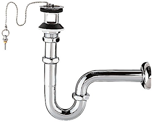 LIXIL(リクシル) INAX 洗面器・手洗器用セット金具 排水金具(呼び径25mm) ゴム栓式床排水Sトラップ LF-10SAL