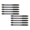 Metric Machine Tap M6 x 1mm Straight Fluted Tap Machine Screw Coarse Thread Metric Taps Repair DIY Tool -10pcs