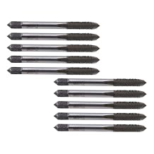 Metric Machine Tap M6 x 1mm Straight Fluted Tap Machine Screw Coarse Thread Metric Taps Repair DIY Tool -10pcs