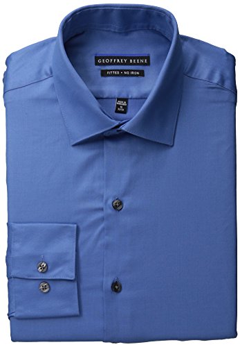 Geoffrey Beene Men's Slim Fit Non-Iron Sateen Dress Shirt