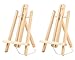 Produktbild AiYoYo 2 STK Kleine Tischstaffelei Holz Staffeleien Dreieck Tisch staffelei 30cm Foldable Foto Aufsteller ideale Hölzerne Staffelei für Bilderrahmen Leinwänden Kuns, Perfekt für Veranstaltungen Events