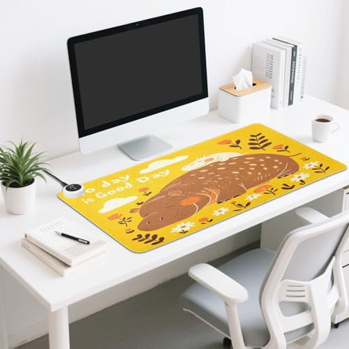 Tapis de souris chauffant en polyuréthane haute densité 80 x 33 cm