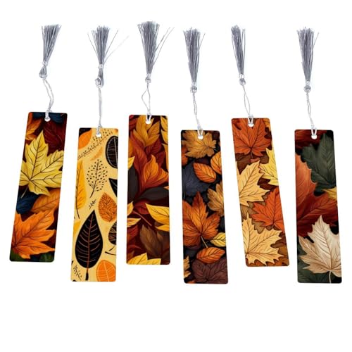 Marque-pages de Thanksgiving en feuilles pour sublimer vos moments de lecture au coin du feu