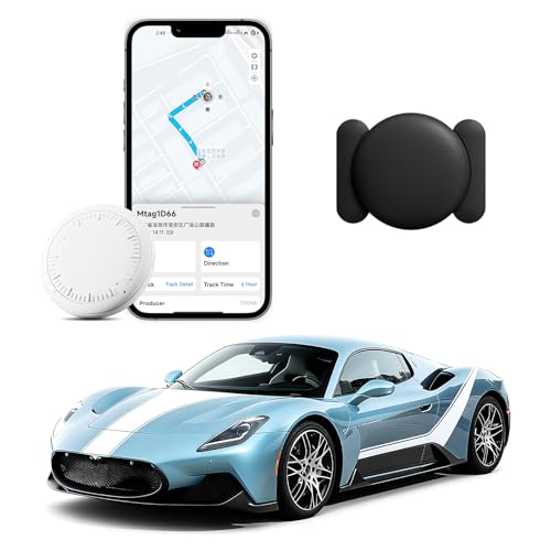 Image of GPS Tracker for Vehicles,Mini Hidden Car Tracker with Magnetic Case,No Monthly Fee Real Time GPS Car Tracker Compatible with iOS & Android -Black,1PCS