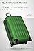 Hauptstadtkoffer Spree – Large Hardshell Suitcase, TSA Lock, 4 Double Wheels, Trolley Luggage, Rolling Suitcase, Travel Case with Expandable Capacity, 75 cm, 119 Liters, Green