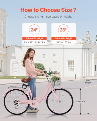 VEVOR 7-Speed City Cruiser