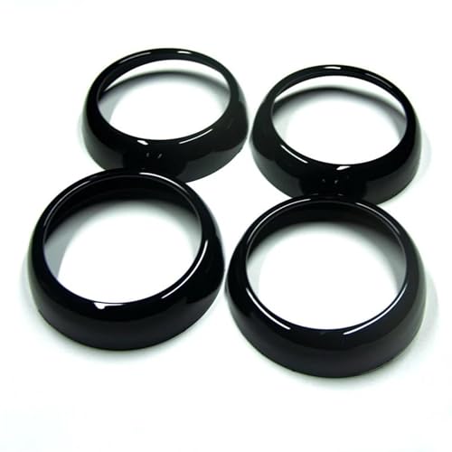 Accesorios El Interior Coche Cubierta Decorativa Para Salida Aire Pegatinas Concha Protectora Para Mercedes Para Benz Para Smart 453 Para Fortwo Para Forfour(Negro)