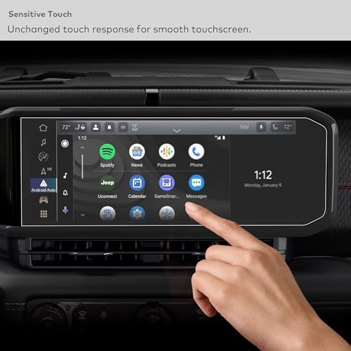 Protection d'écran haut de gamme mat Jeep Wrangler 12.3
