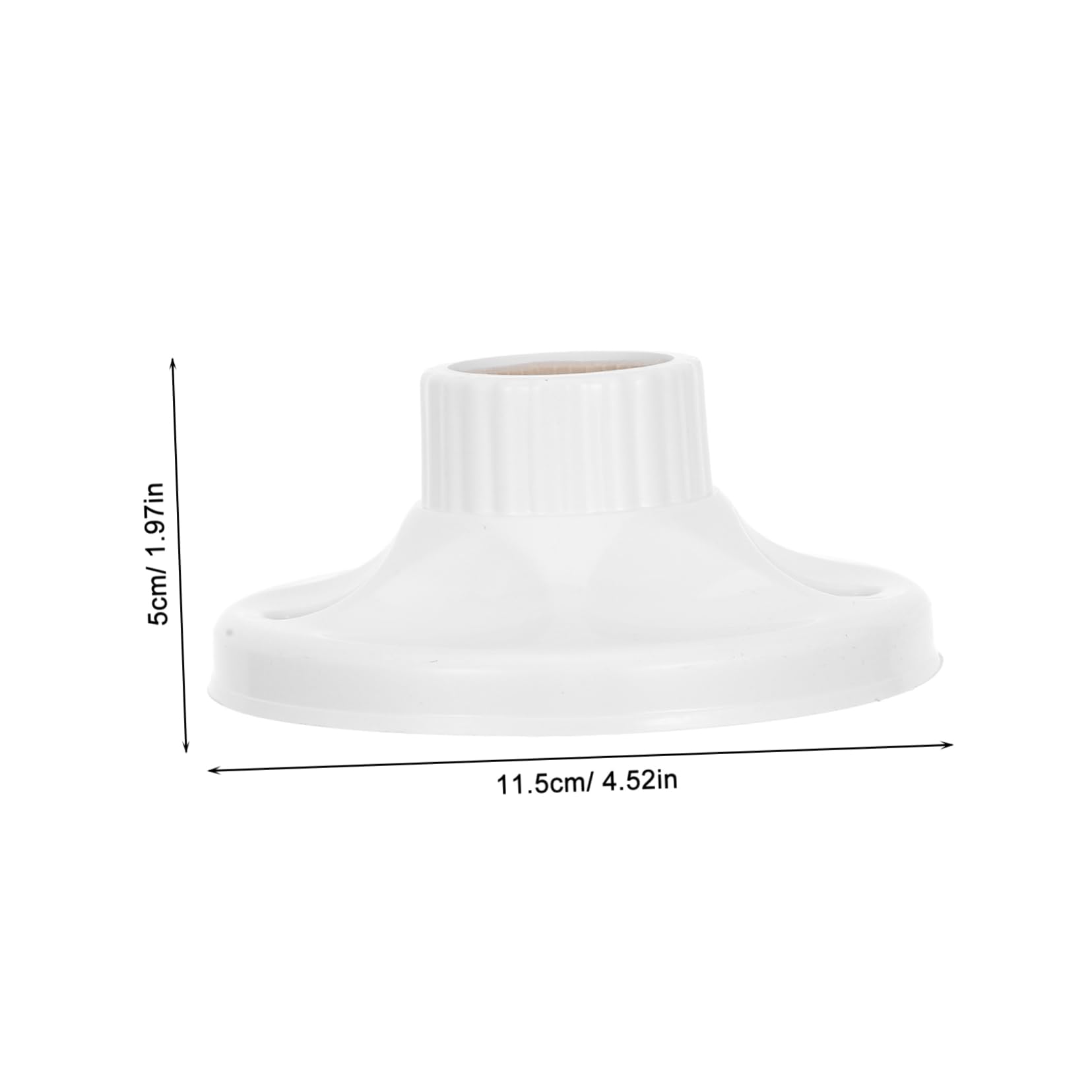 Douille de Lampe E27 à Vis, 24 Pièces, Blanc, en Pp et Cuivre-céramique, pour Luminaires Résidentiels et Décoratifs, Solide et Sûr