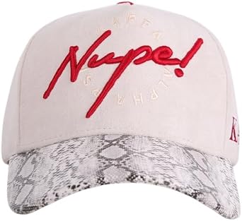 Kappa 1911 Alpha Psi Python Snapback Hat Cap Adjustable Strap - Divine Nine Organization Beige