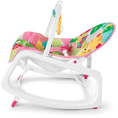 Cadeirinha Tigre Rosa, Fisher Price, Mattel