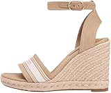 Tommy Hilfiger FW0FW09342 Espadrilles compensées en Toile pour Femme Kaki Pointure 3,5