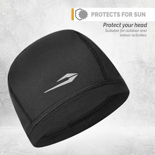 Image of DSC Cricket Helmet Skull Cap for Mens | Breathable, Sweat-Wicking, 4-Way Stretch Under-Helmet Inner Cap | Choice of Classic Slip-On or Adjustable Tie-Knot Design