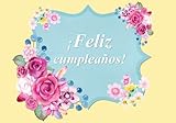 Tarjeta Feliz CUMPLEAÑOS - Marco Floral