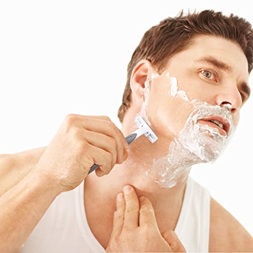 Disposable Razors In Bulk Pack Of 30,Gray Bulk Razors Disposable Individually Wrapped Twin Blade Disposable Shaving Razors With Shaving Cream And Clear Cap Set For Homeless,Hotel,Charity,Travel #TOP1