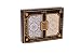 KEM Arrow Black and Gold, Bridge Size-Jumbo Index Playing Cards (Pack of 2)