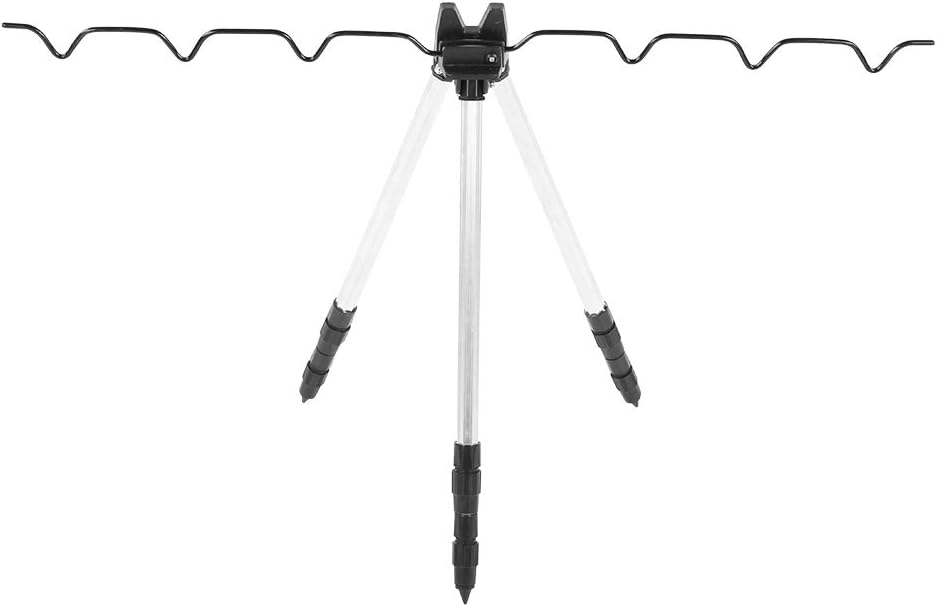 Ruiqas Aluminium Fishing Rod Stand Tripod Holder for Sea Beach Bank Fishing