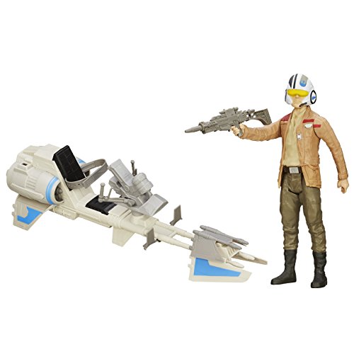 Star Wars B3918 Action Figure 30Cm Vehicle Poe Dameron & Speeder #TOP1
