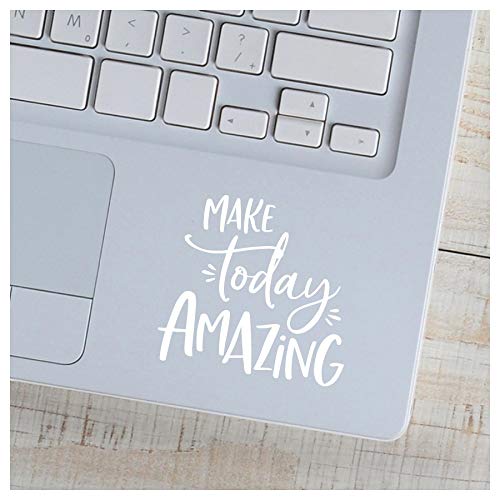 Make Today Amazing Motivational Vinyl Lettering Wall Decal Sticker (3.5