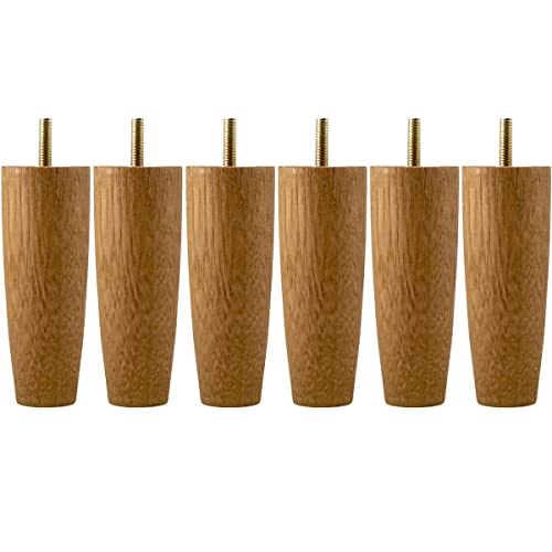 Kit 6 Pés Para Cama Solteiro 12cm Pe De Cama Box Em Madeira