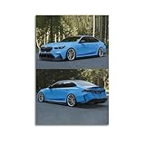 OKAHYS Klassisches deutsches M5 G90 Supercar-Renn-Poster, 