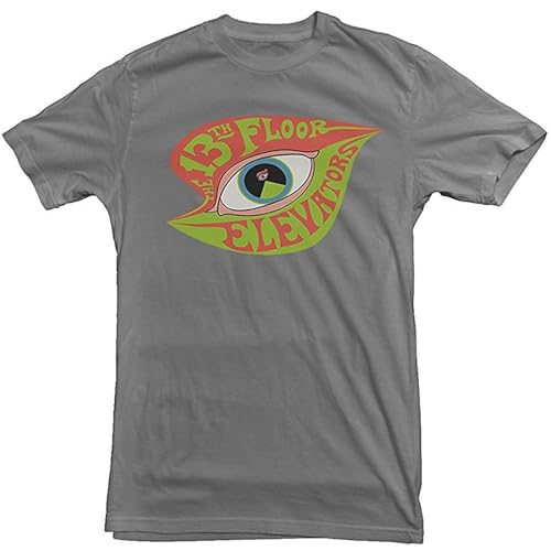 Photo de SATURNin&pd 13Th Floor Elevator T Shirt Texan PsychedelicGrey Grey S