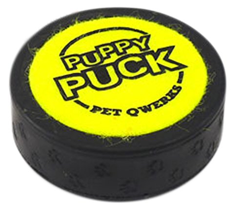 Pet Qwerks PP2 3" Rubber Puppy Puck - Solid Rubber Construction, Ideal for Sliding on Hard Foors, Treat Toy That Avoids Boredom & Keeps Dogs Active | Safe for Indoor & Outdoor Use - Thumbnail 2