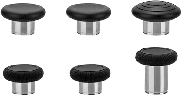 POFET Ensemble de Boutons de Joystick magnétiques interchangeables 6 en 1, poignée de Remplacement pour contrôleur de Jeu Xbox One Elite série 2 - 2