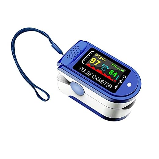 Bolwins H20CS finger pulsoxymeter för mätning av puls och syremättnad SpO2 mätinstrument oximeter pulsoxymeter, mätning av syremättnad i blodet och one-touch-drift, liten och praktisk