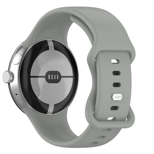 [Miitech] �o���h Google Pixel Watch 4 / 3 45 mm Pixel Watch 4 / 3 / 2 / 1 41mm �Ή� �����x���g �V���J�Q���� �������� �_�炩�y�� �ʋC �j�����p �݊����ۏ� (�u���E���O���[)