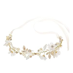 Yisika Bruiloft haar accessoires, Garland haar accessoires, Rhinestone bloem hoofdband geschikt voor bruiloften…