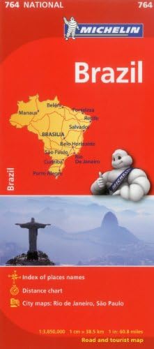Michelin Map Brazil 764 (Maps/Country (Michelin))