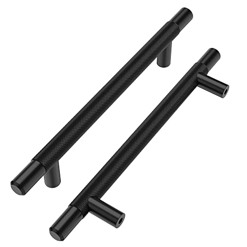 Alzassbg 5" Matte Black Cabinet Pulls and Handles 15 Pack, AL3015MB