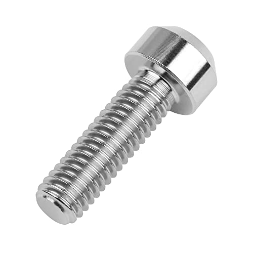 Image of Titanium Torx Square Head M6 x 10 15 20 25 30 35 40 45 50 60 65 70 80mm Screw Pack of 5 (Normal Titanium, M6x20mm)
