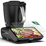 Inwee 2 Stück Schutzfolie für Vorwerk Thermomix TM7 für Panzerglas, Displayschutz für Thermomix TM7 Zubehör, 9H Härte Schutzglas, Kratzfest, Anti-Fingerprint, Ultra-klar, inkl. Installationszubehör