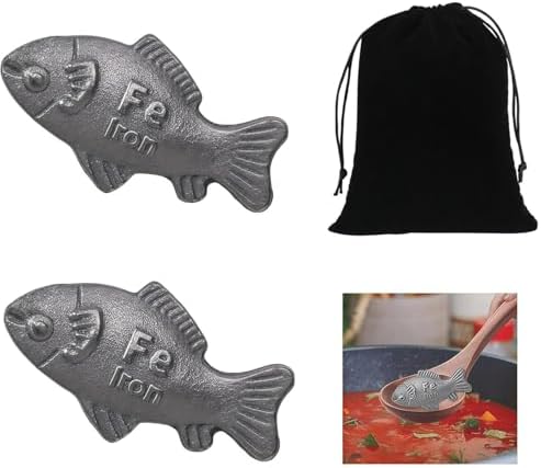 2 Pack Iron Fish with Bag - A Natural Source of Iron to Reduce The Risk of Deficiency, Liquid Gentle Iron Supplement for Women, Vegans, Athletes