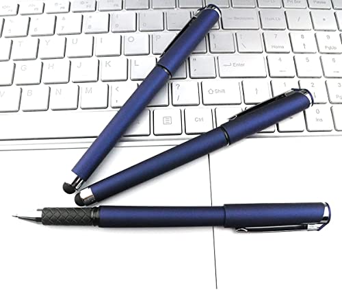 Black Gel Ink Rollerball Pens 1.0Mm Gel Pens 2-In-1 Stylus Pens 1.0Mm Medium Point Pen For Office, Black Gel Ink(18 Pack-Blue) #TOP3