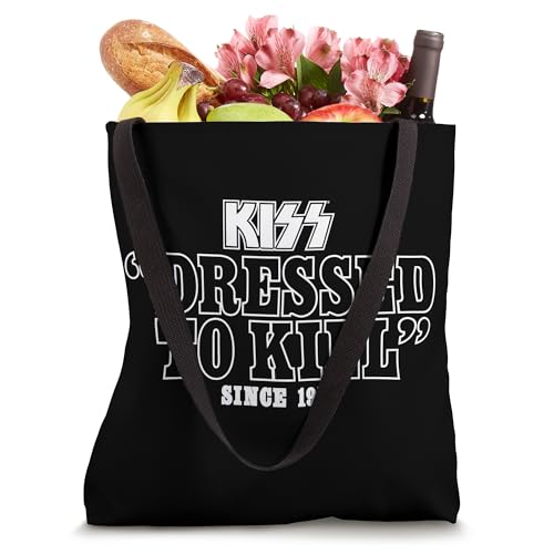Bolso tote oficial exclusivo de KISS 'Dressed to Kill' de 1975 miniatura 4