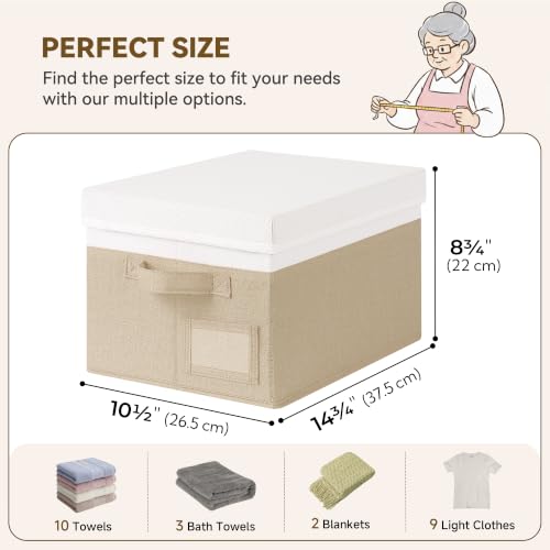 Image of GRANNY SAYS Storage Bins with Lids, Decorative Storage Boxes with Lids